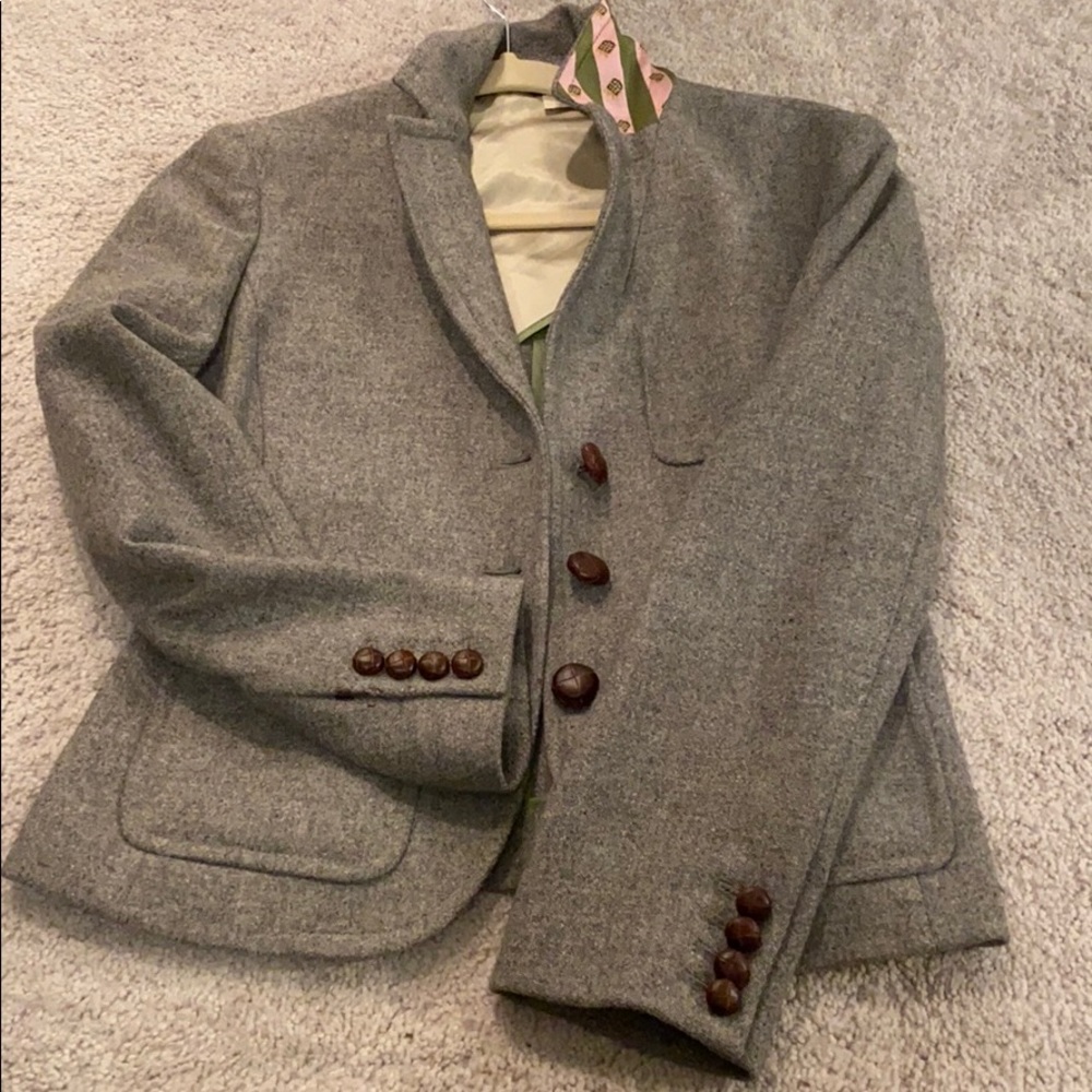 J Crew School Girl Gray Blazer